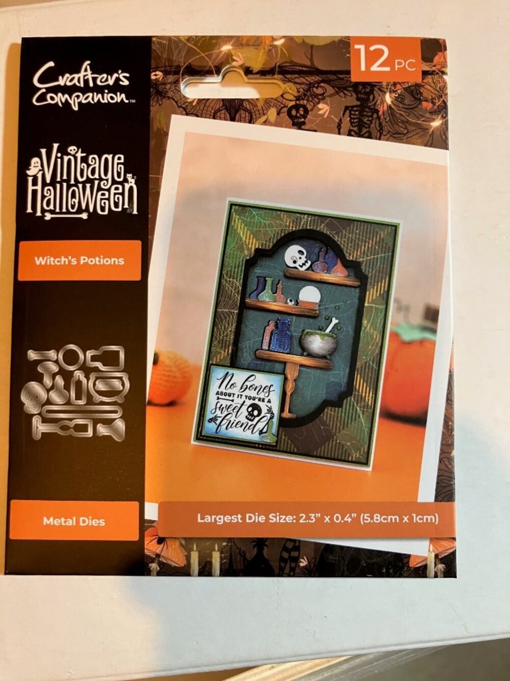 Crafter's Companion - Vintage Halloween Witches Potion Dies New - retired